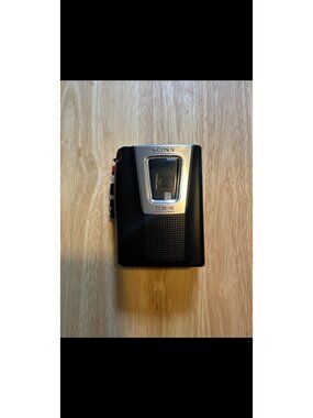 Sony TCM-16 Vintage Cassette-Corder Portable Recorder With Playback & Mic Input